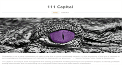 Desktop Screenshot of 111cap.com