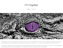 Tablet Screenshot of 111cap.com